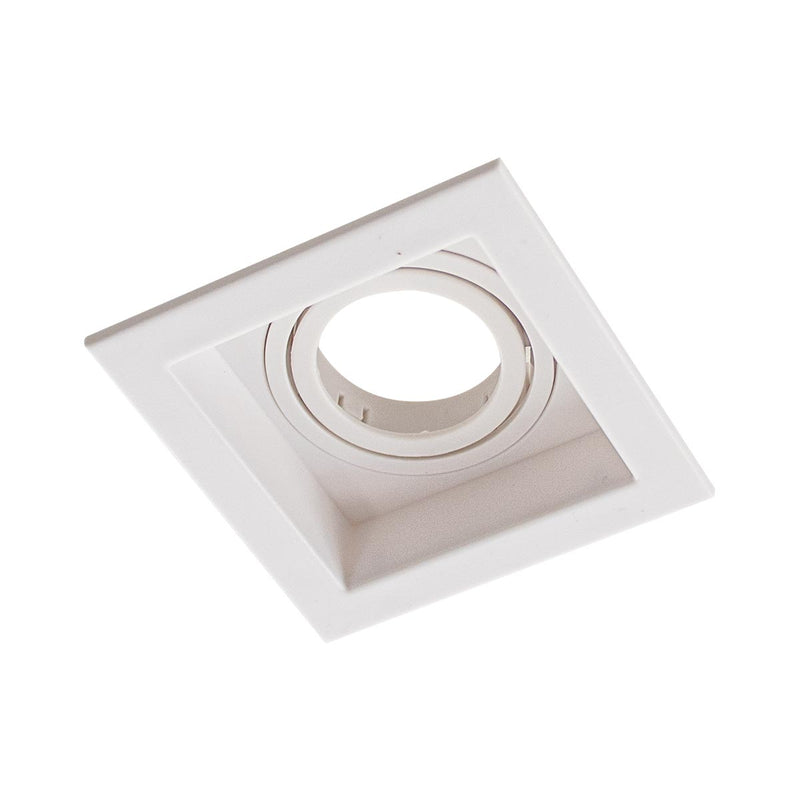 Spot de Embutir FLEA Quadrado Branco P/ Lâmpada MR11 GU10 6184 Nordecor ST3104