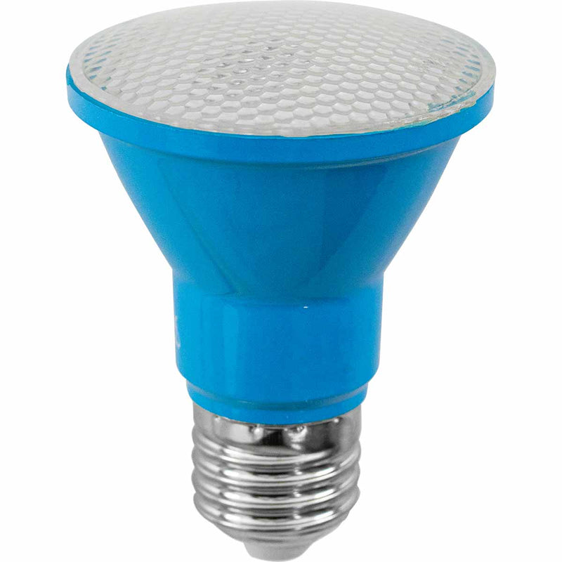 Lâmpada LED PAR20 6W Decorativa Azul E27 Luz Azul 40° Bivolt ST1656