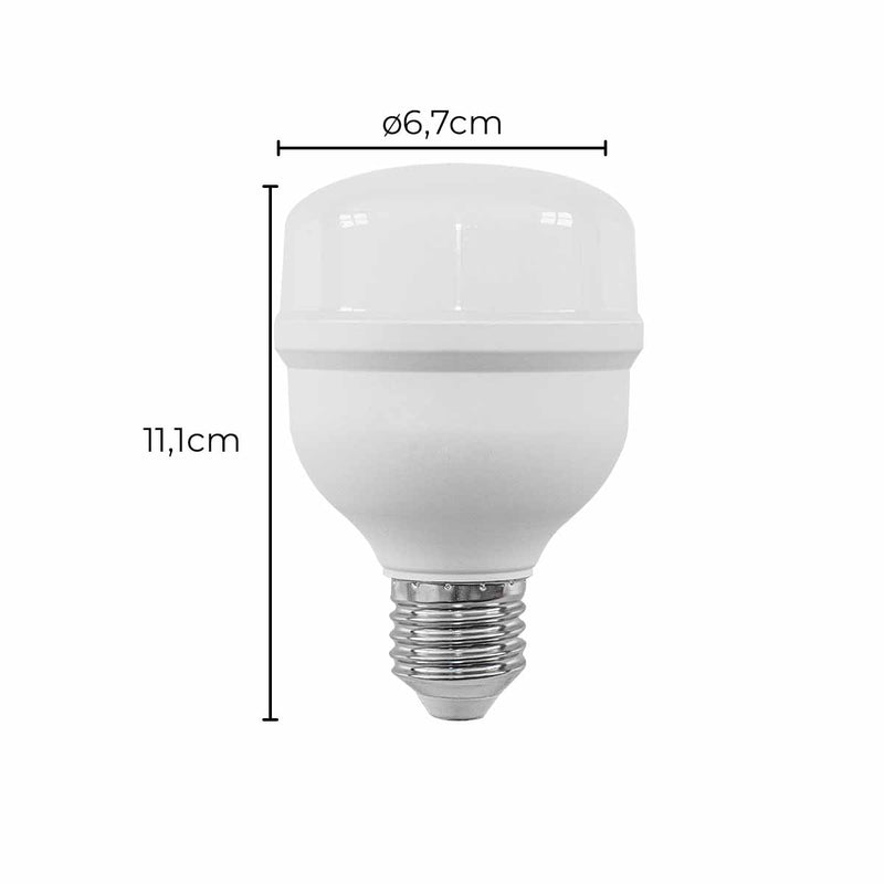 Lâmpada LED Globe Bulbo T 30W Luz Fria 6500K 180° 10881 Kian ST9007