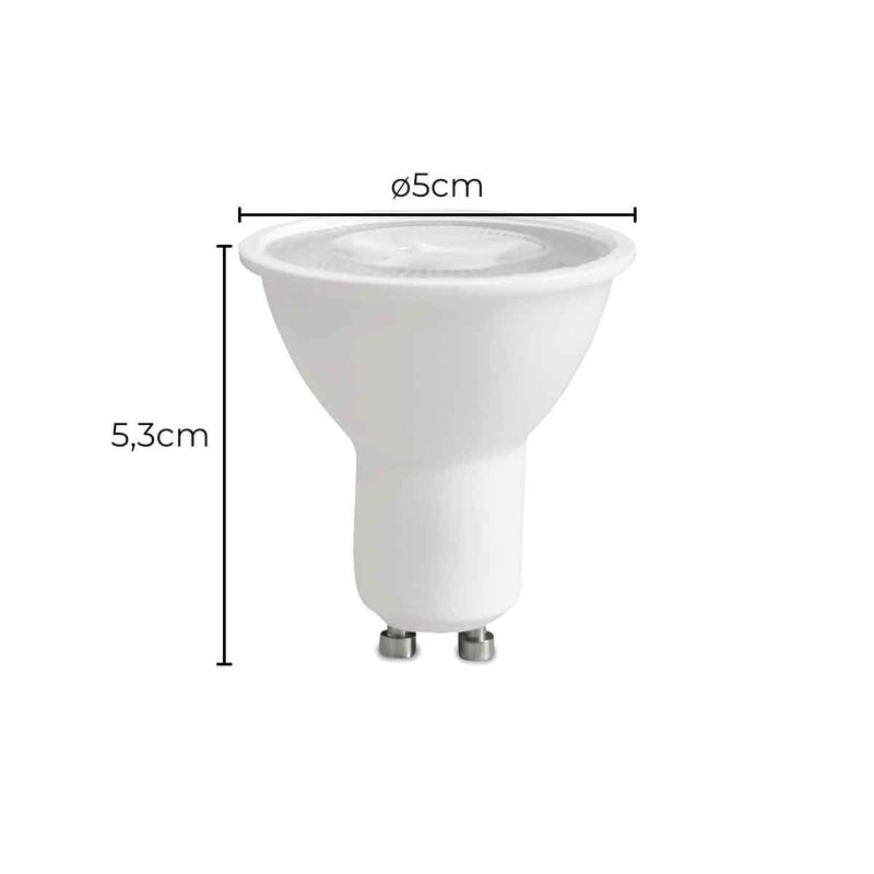 Lâmpada LED MR16 7W Luz Neutra 4000K IRC95 40° 1124 Nordecor ST3107