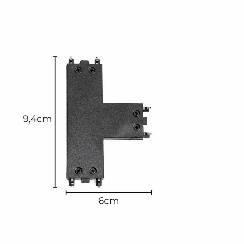 Emenda em T Magnético Kay p/ Unir Trilhos 6569 Nordecor ST3073