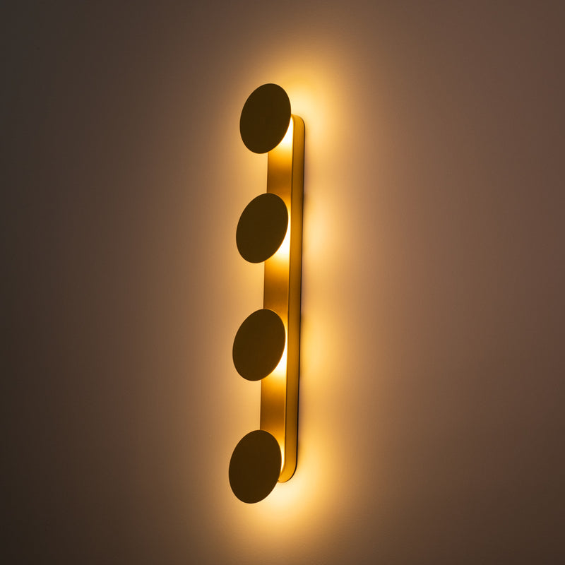 Arandela Ribalta Dourado 4xLED 5W 3000K Bella Iluminação RIB1AR01DR060 ST2848