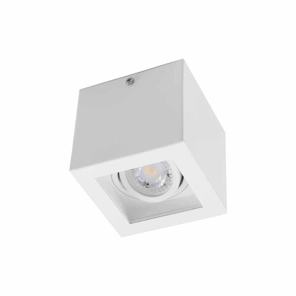 Plafon Spot Sobrepor Box Branco 1 Facho p/ MR16 Starlumen ST2944