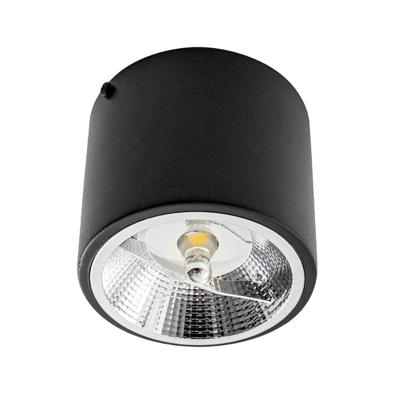 Plafon De Sobrepor Em Alumínio Redondo Foco Fixo p/ LED AR111 Starlumen ST2947