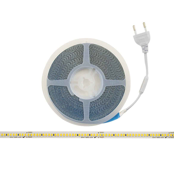 Rolo de Fita LED 10 Metros 3528 240 LEDs/m Branco Quente 110V IP44 ST3011