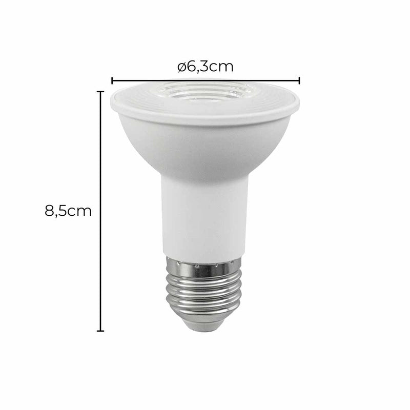 Lâmpada LED PAR20 ECO 5,5W E27 Luz Quente IRC80 25° STH9020/30 Stella ST3105