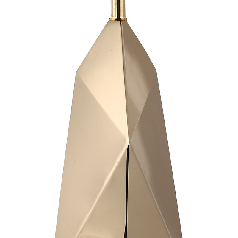 Base Para Abajur Veneto Dourado (d)13cm (a)53.5cm  1xe27 40w - MI001 - Bella Iluminação