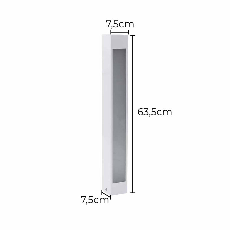 Poste Balizador de Jardim Externo p/ LED Tubular T8 60cm Starlumen ST2946