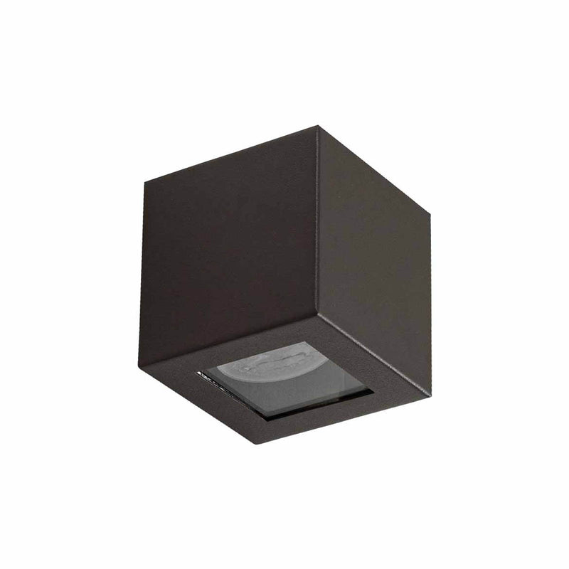 Arandela Box Cubo 1 Facho Externa Moderna em Alumínio p/ MR11 GU10 Starlumen ST2778