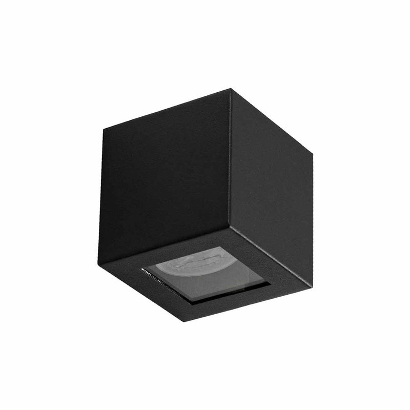 Arandela Box Cubo 1 Facho Externa Moderna em Alumínio p/ MR11 GU10 Starlumen ST2778