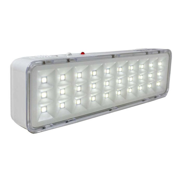 Luminária De Emergência 2W 30 LEDs 6500k Bivolt ST2322