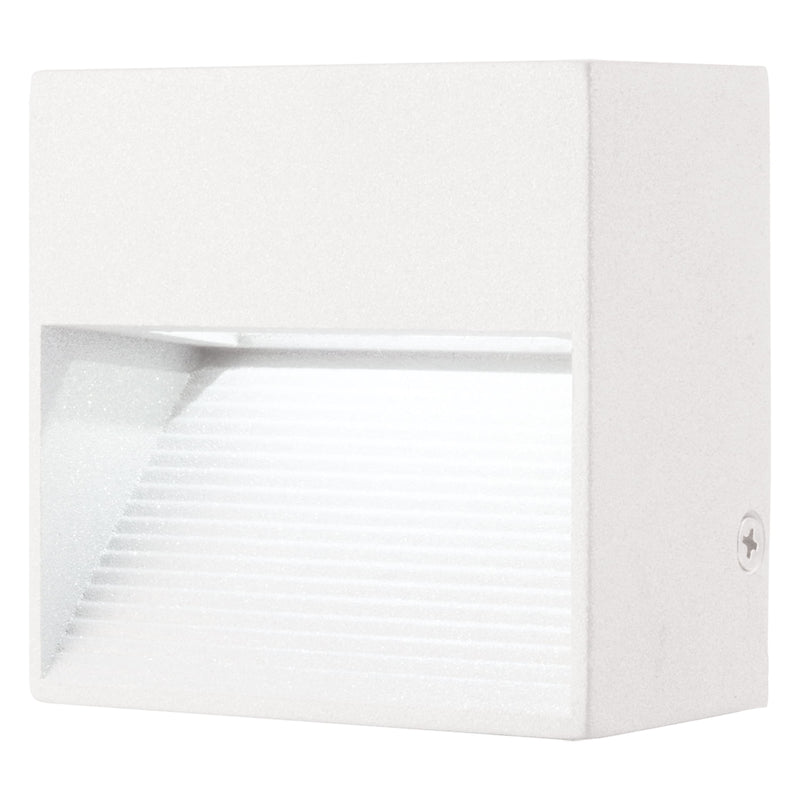 Balizador Dash Branco (c)8.5cm (l)5cm (a)8.5cm  1x2w 3000k - LX1222 - Bella Iluminação