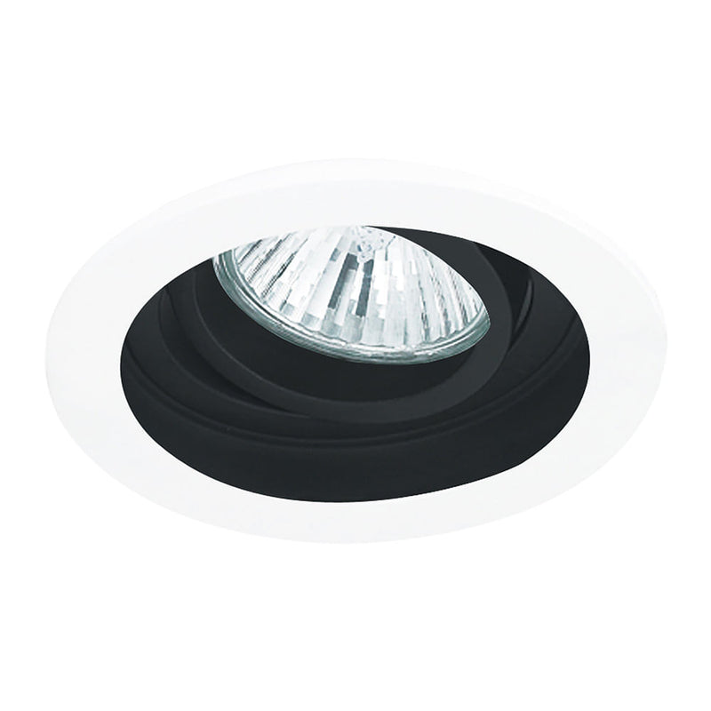 Spot de Embutir Conecta Branco e Preto (d)18cm (a)6cm  1xe27 E27 - NS7300P - Bella Iluminação