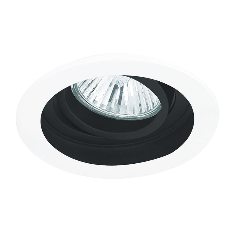 Spot de Embutir Conecta Branco e Preto (d)9cm (a)4.5cm  1xgu10 Mr11 - NS7350P - Bella Iluminação