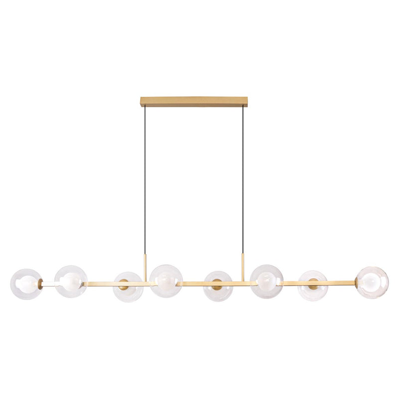 Pendente Orbit Dourado 8 Globos Esferas PDH1576TRDO Studioluce St2665