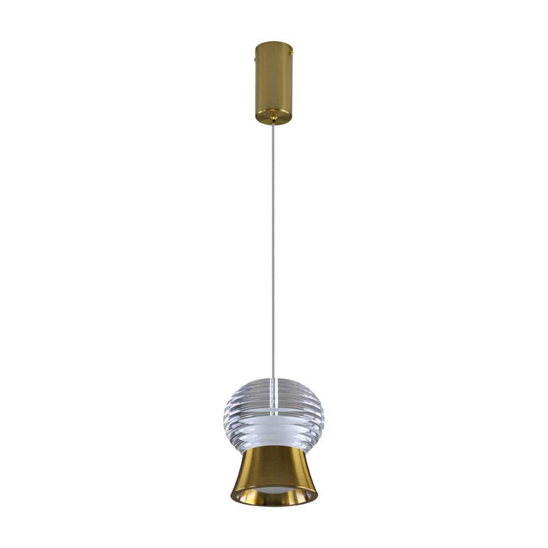 Pendente Bambini Bronze E Transparente 8W 3000K LED DW009 Bella ST2820